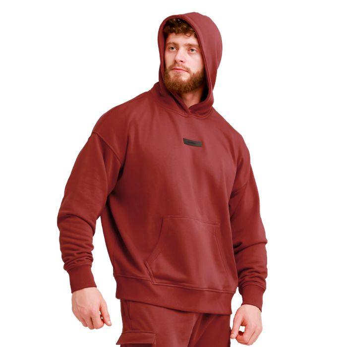 Bluza z kapturem Unstoppable Red - GymBeam XXL