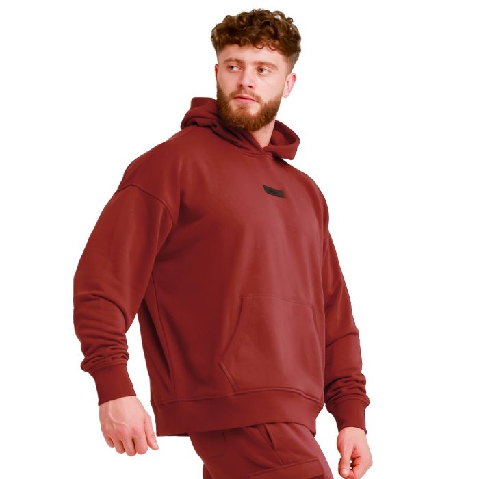 Bluza z kapturem Unstoppable Red - GymBeam XXL