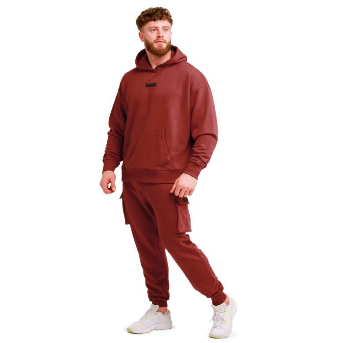 Bluza z kapturem Unstoppable Red - GymBeam XXL
