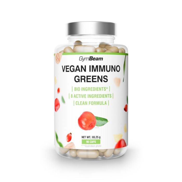 Vegan Immuno Greens - GymBeam 90 kaps
