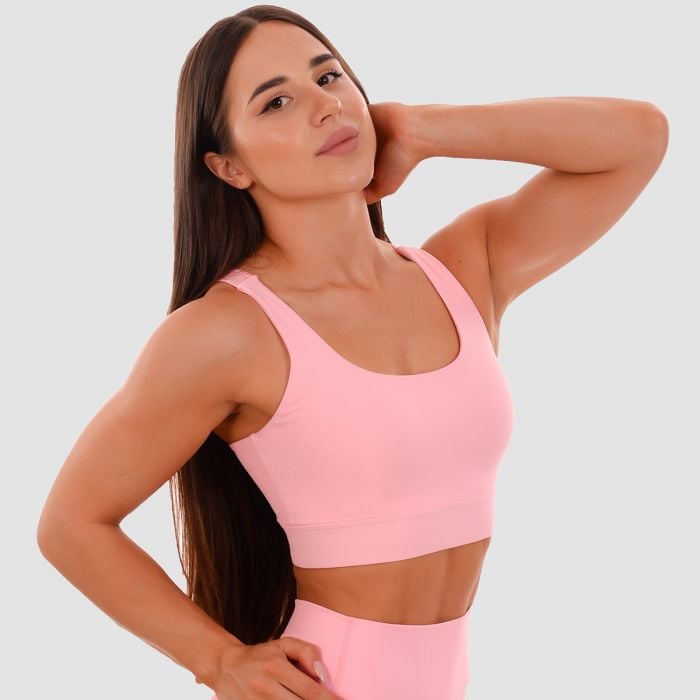 Biustonosz sportowy Cut-Out Pink - GymBeam M