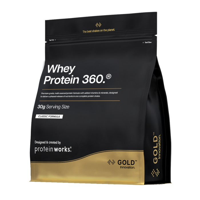 Białko Serwatkowe 360 ® - The Protein Works truskawki i śmietana - 600 g