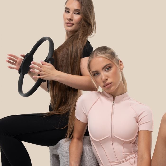 Damski Top Cosmo Cropped Black - GymBeam S