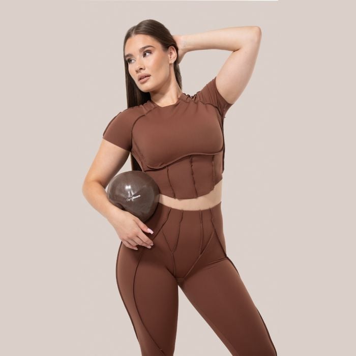 Dámské legíny Cosmo Brown - GymBeam L