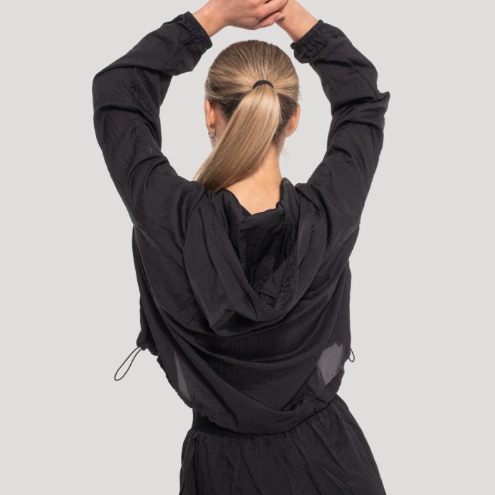 Kurtka damska Flow Black - GymBeam S