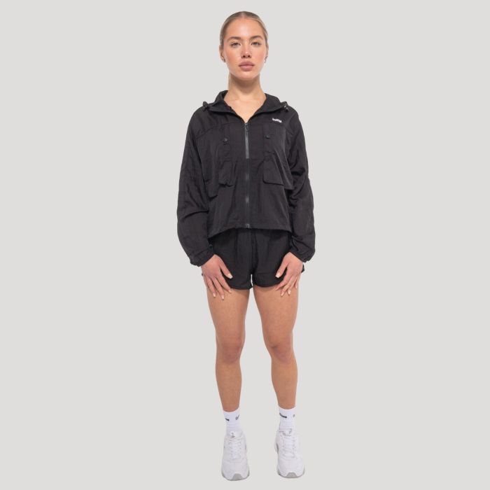 Kurtka damska Flow Black - GymBeam S