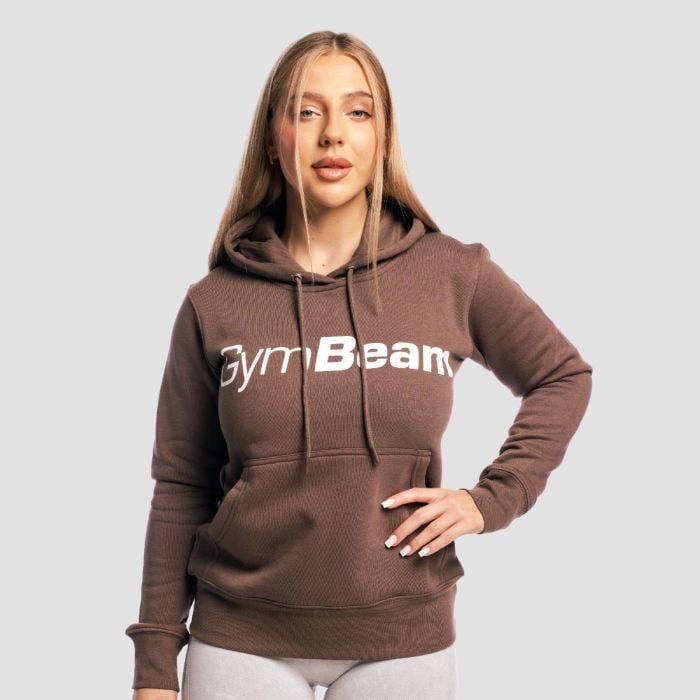 Damska bluza z kapturem Athlete Cocoa - GymBeam M