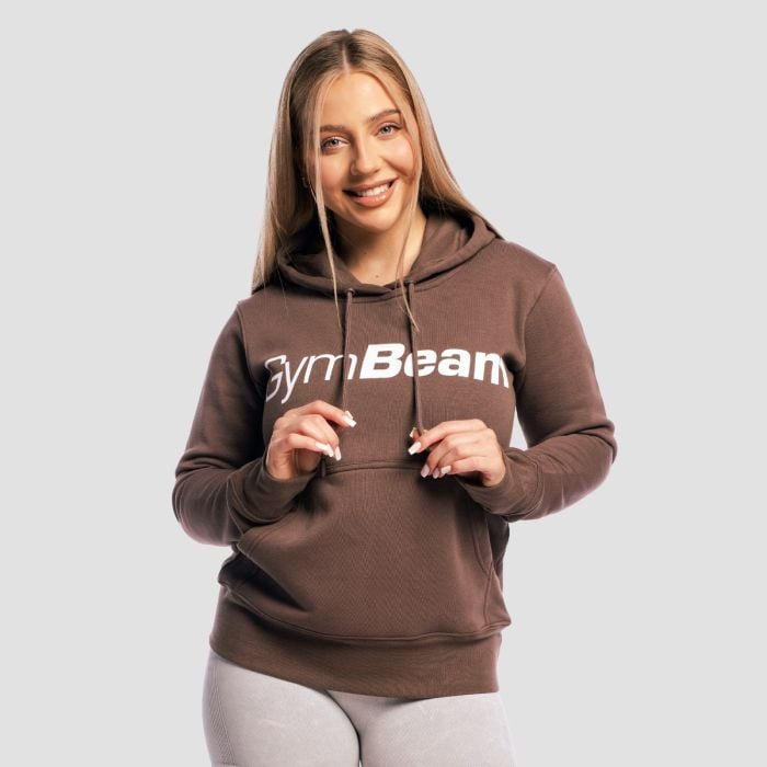 Damska bluza z kapturem Athlete Cocoa - GymBeam M