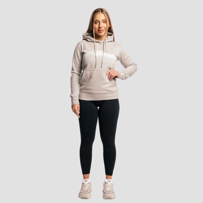 Damska bluza z kapturem Athlete Grey - GymBeam S