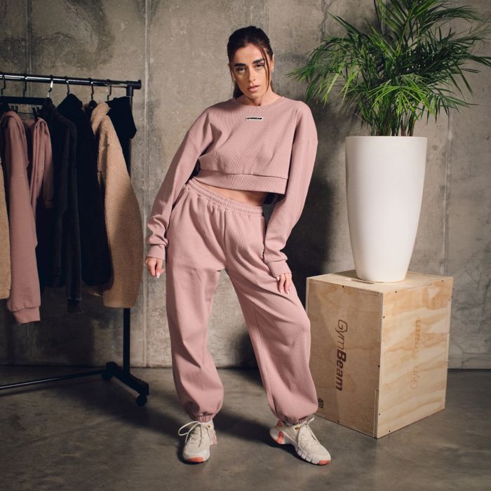 Damskie spodnie dresowe Aura Roux - GymBeam L