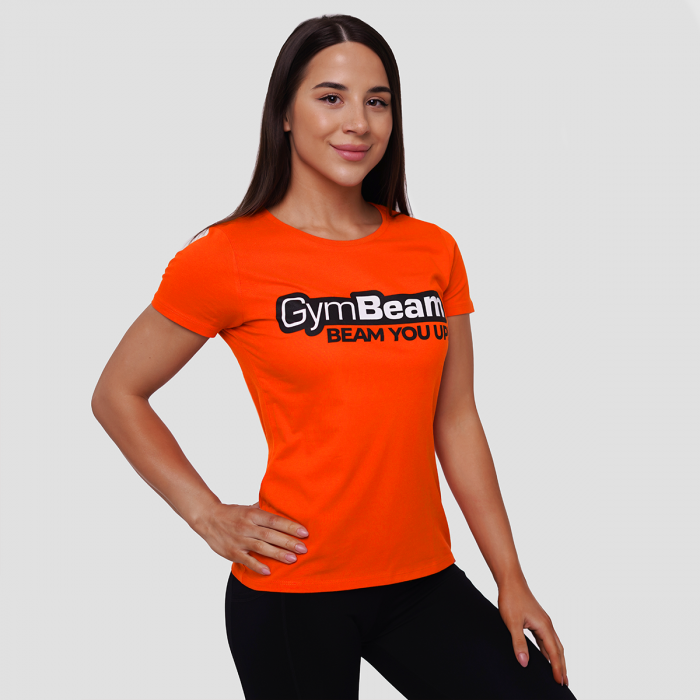 Damska koszulka Beam Orange - GymBeam M