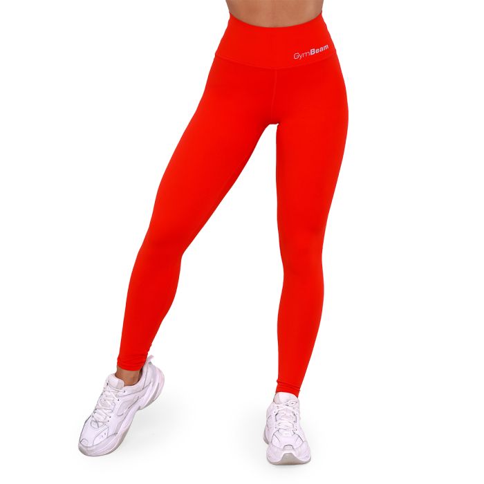 Damskie legginsy BEAT Tangerine - GymBeam S
