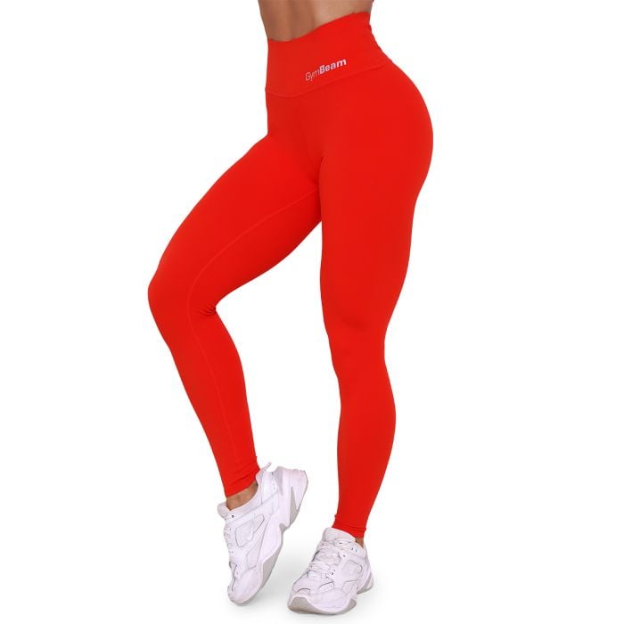 Damskie legginsy BEAT Tangerine - GymBeam S
