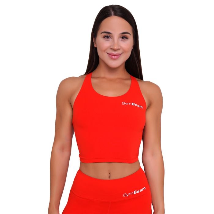 Damski Top Sportowy BEAT Tangerine - GymBeam M