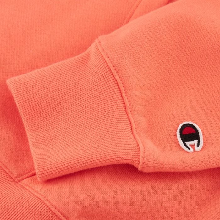 Damska bluza z kapturem Big Logo Slim Fit Red - Champion S