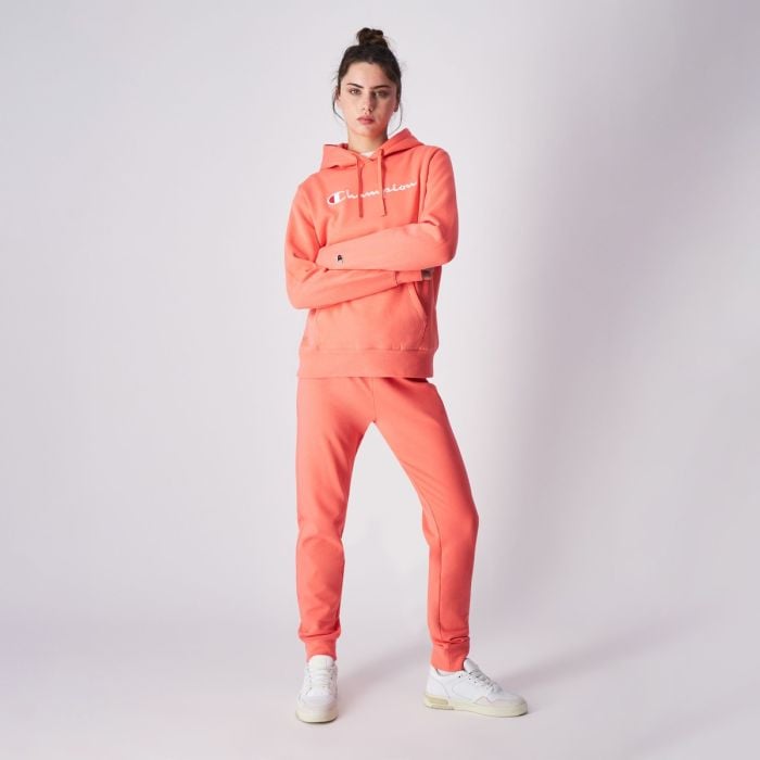 Damska bluza z kapturem Big Logo Slim Fit Red - Champion S