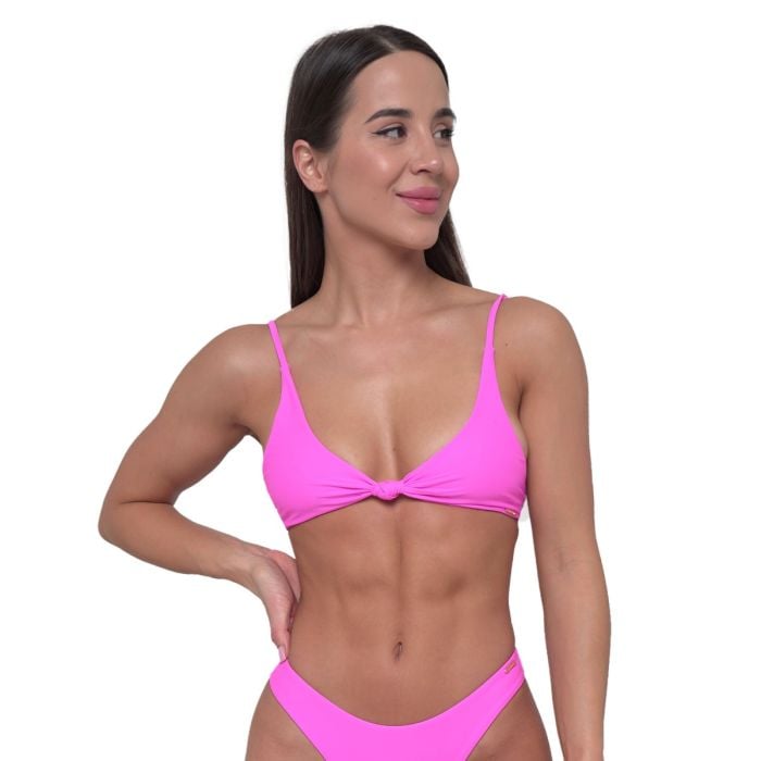 Góra od bikini CURACAO Pink - GymBeam S