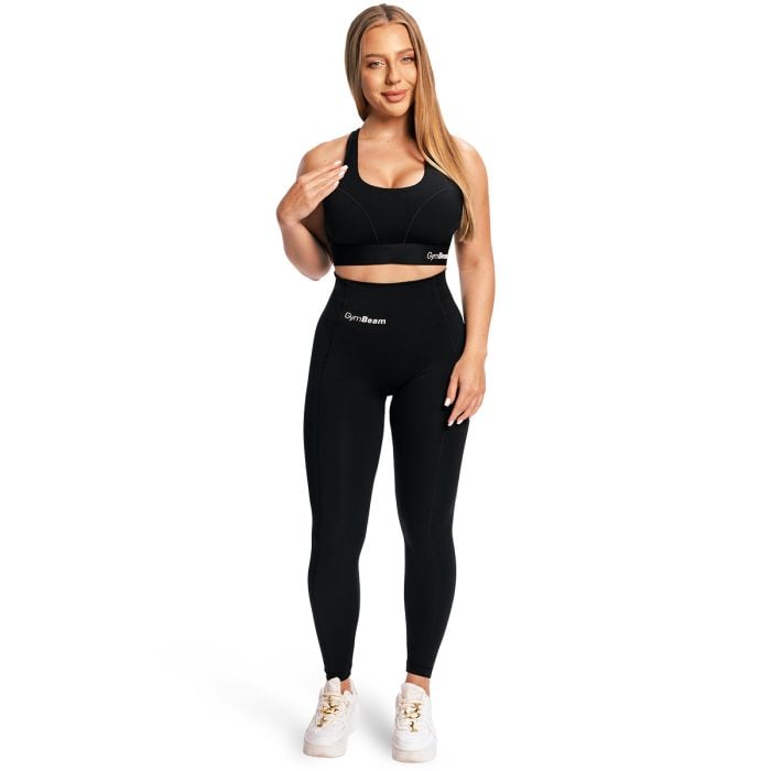 Damskie legginsy Combat Black - GymBeam S