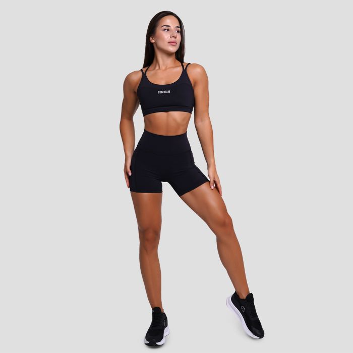Damskie szorty FIT Black - GymBeam S