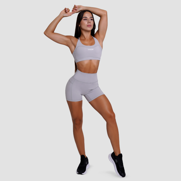 Damskie szorty FIT Mist Grey - GymBeam M