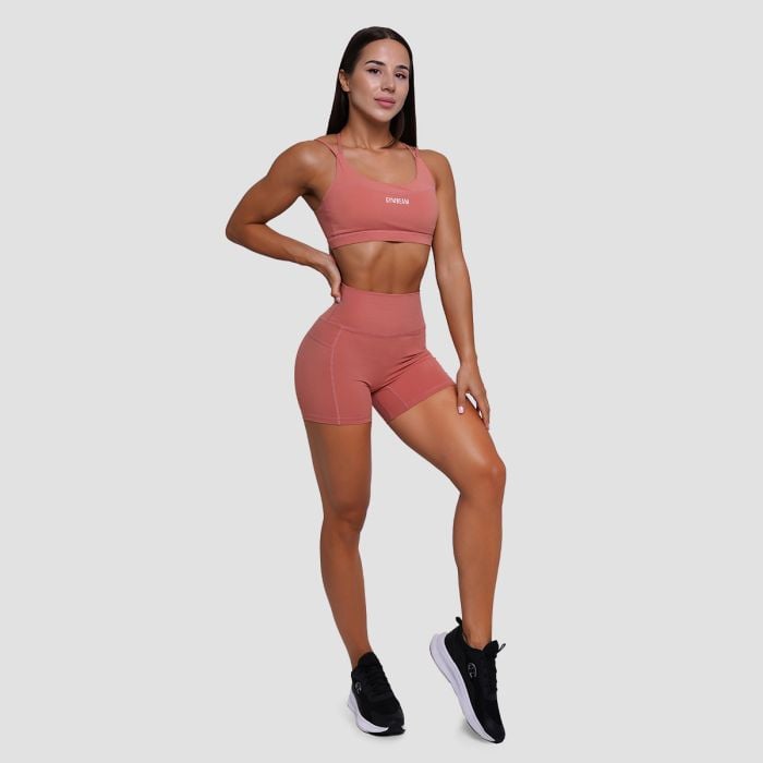 Damskie szorty FIT Salmon - GymBeam S