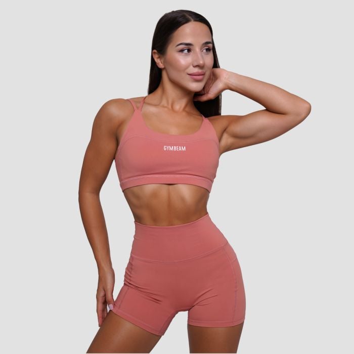 Damskie szorty FIT Salmon - GymBeam S