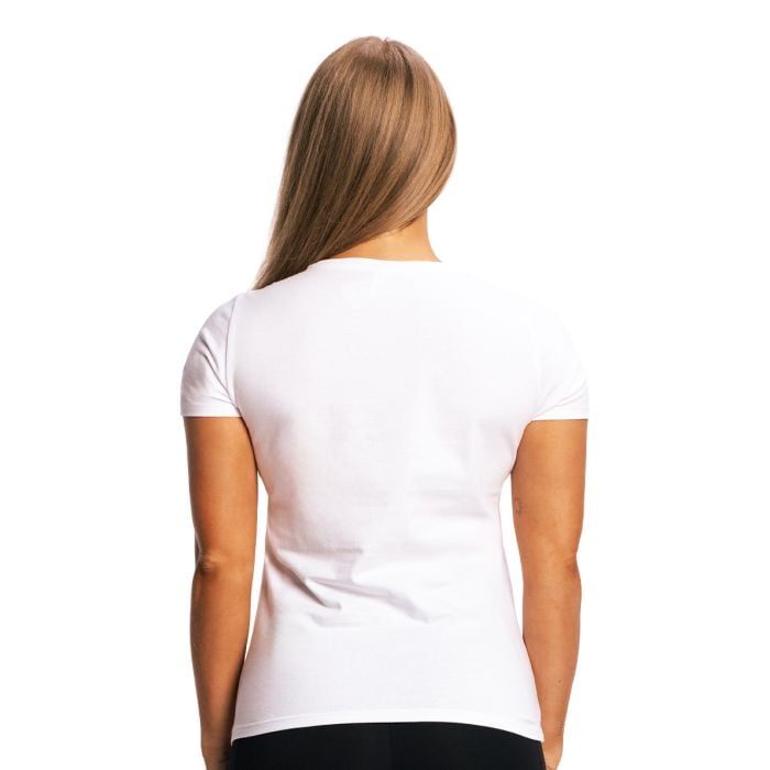 Damski T-shirt Fitness White - GymBeam L