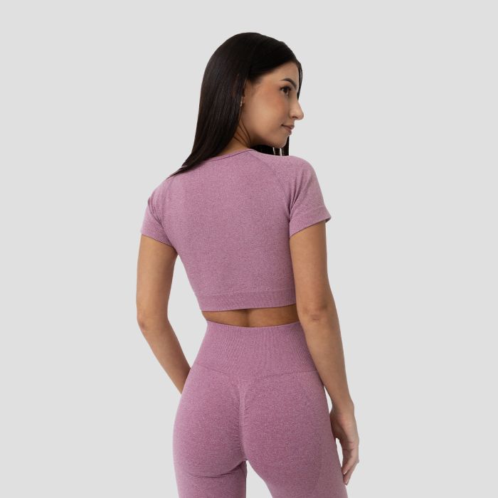 Damski Crop Top FLO Violet - GymBeam XL