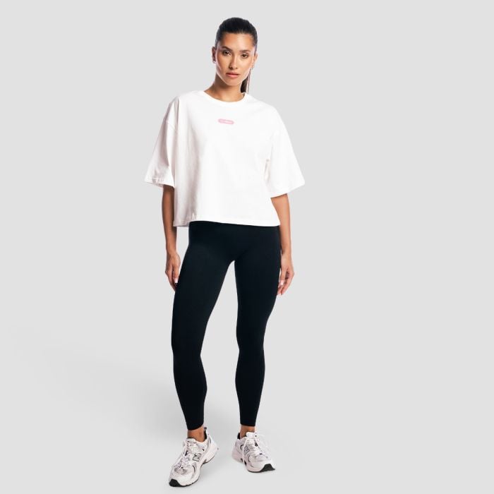 Damska koszulka Girls Club Boxy White - GymBeam M