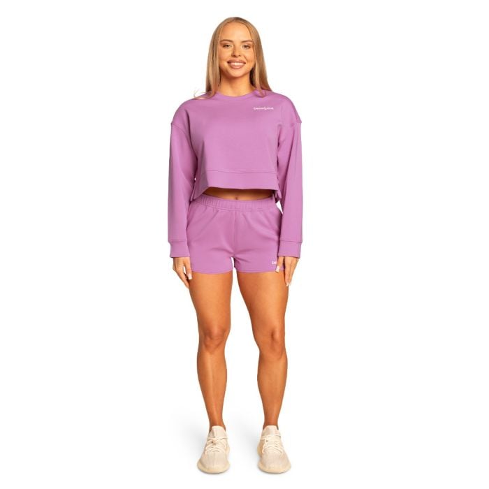 Damskie szorty dresowe Grace Purple - BeastPink L
