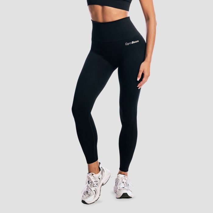 Damskie legginsy GymBabe Black - GymBeam L