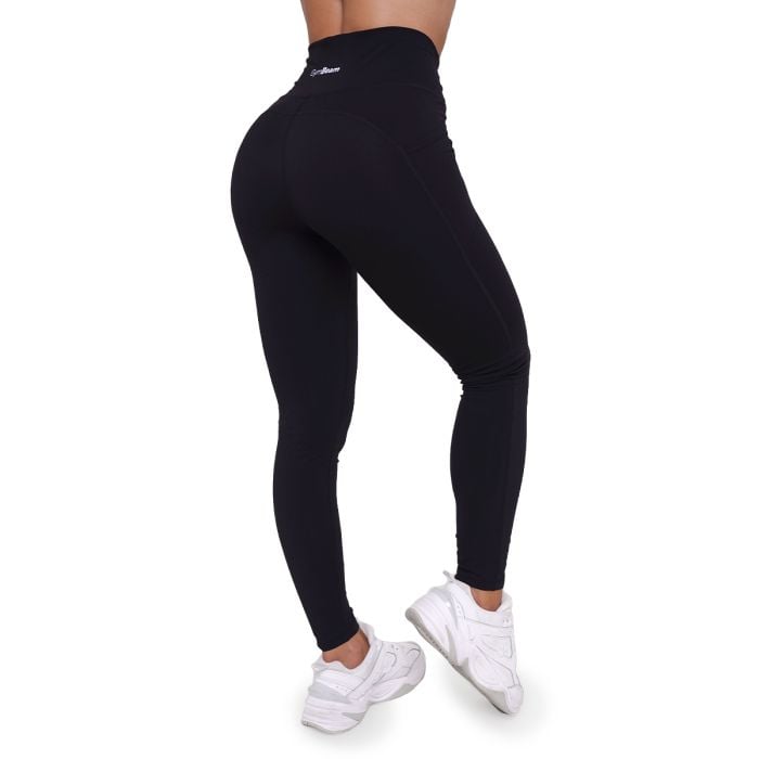 Damskie leginsy Ignite Black - GymBeam M