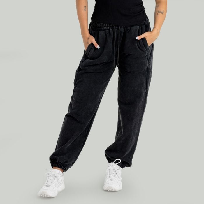 Joggery damskie Washed Black - STRIX XS