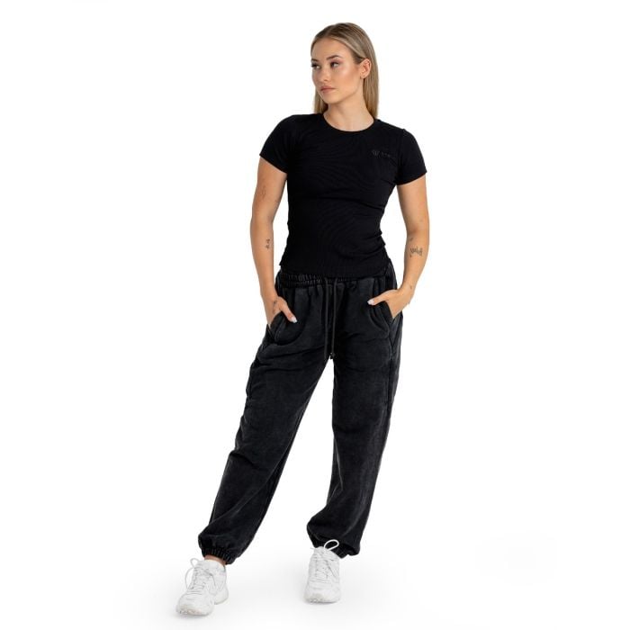 Joggery damskie Washed Black - STRIX XS