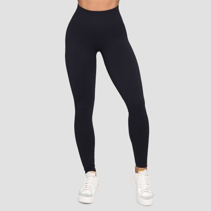 Bezszwowe damskie legginsy Lift Black - GymBeam XS