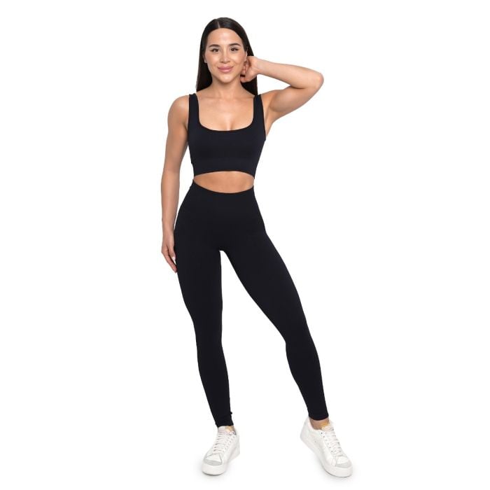 Bezszwowe damskie legginsy Lift Black - GymBeam XS