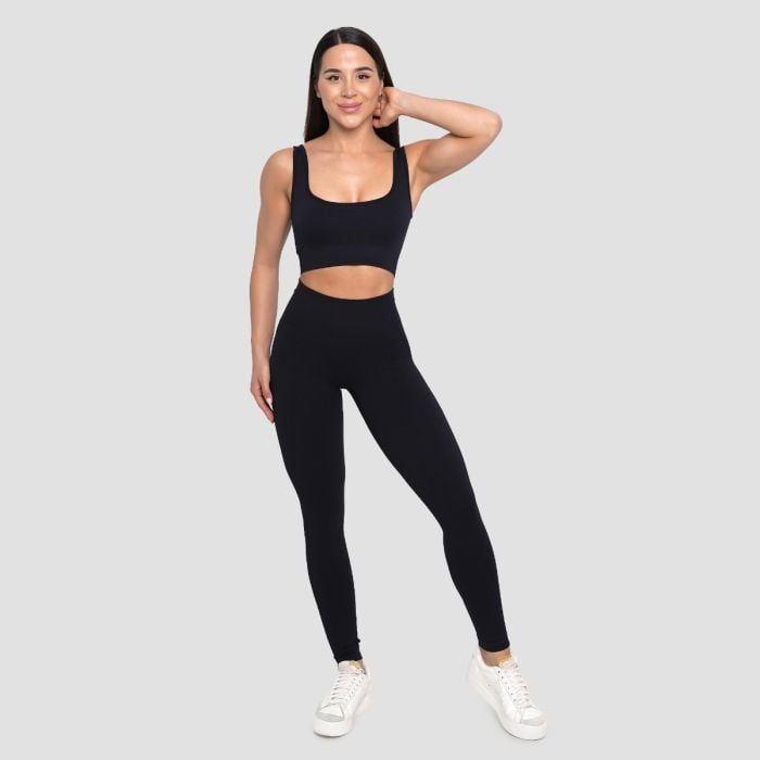 Bezszwowe damskie legginsy Lift Black - GymBeam XS