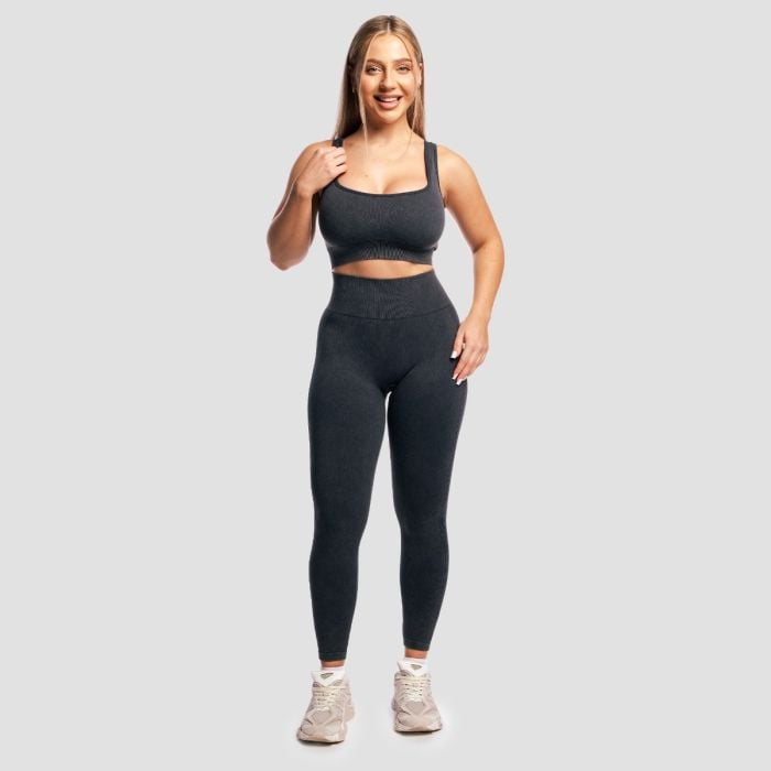 Bezszwowe damskie legginsy Lift Coal - GymBeam M