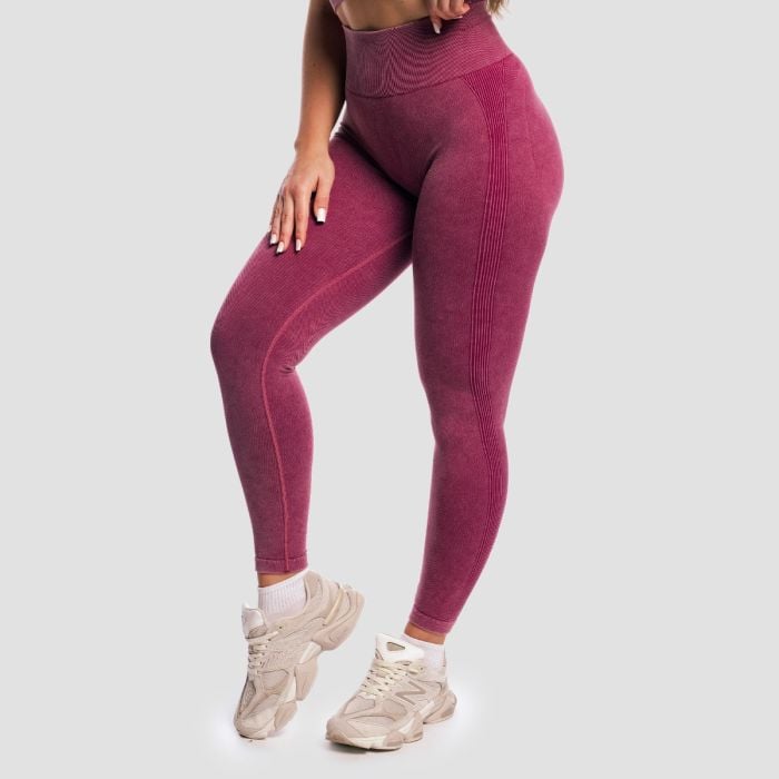 Bezszwowe damskie legginsy Lift Plum - GymBeam M