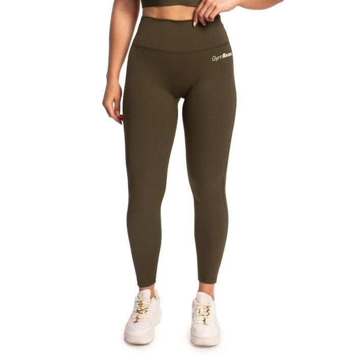 Damskie legginsy z wysokim stanem Limitless Espresso - GymBeam S