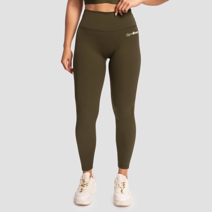 Damskie legginsy z wysokim stanem Limitless Espresso - GymBeam S