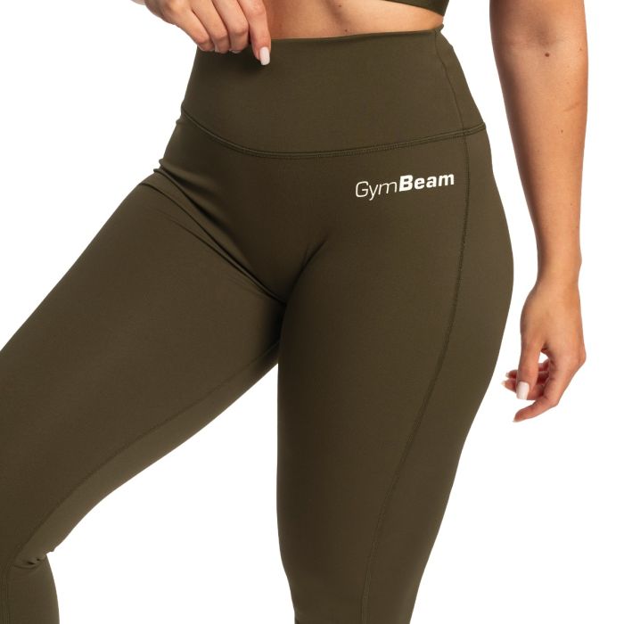Damskie legginsy z wysokim stanem Limitless Espresso - GymBeam S