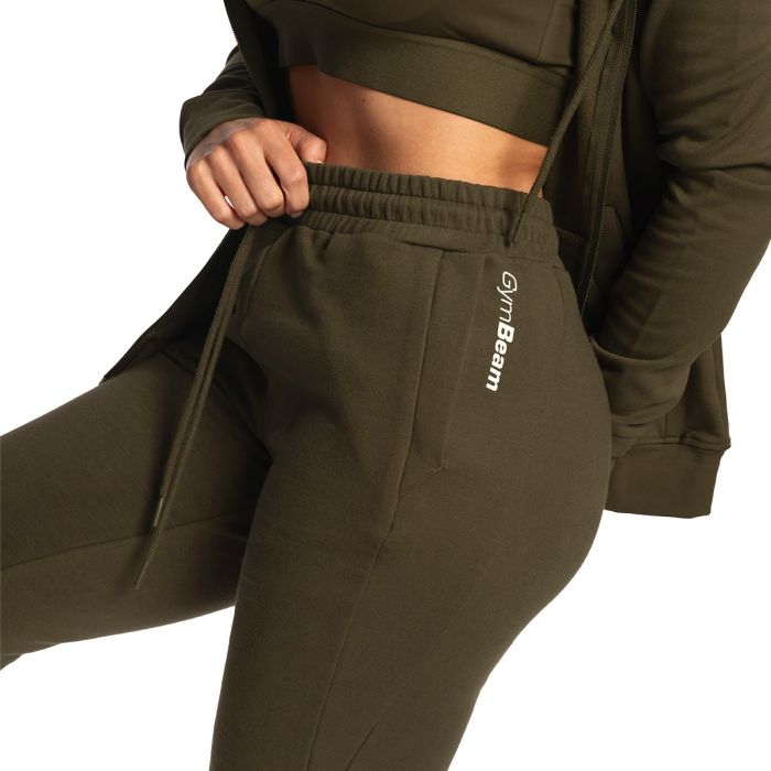 Damskie joggery Limitless Espresso - GymBeam S