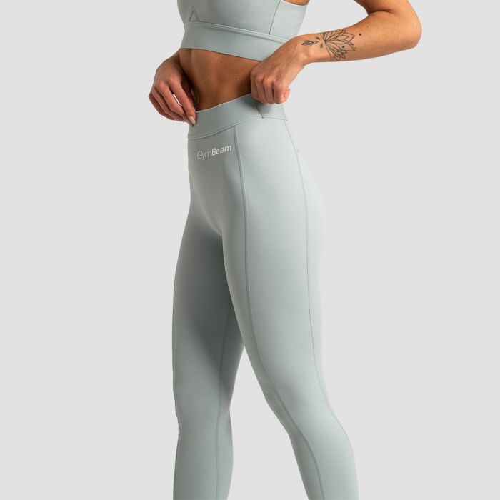 Damskie legginsy Limitless Eucalypt - GymBeam XXL