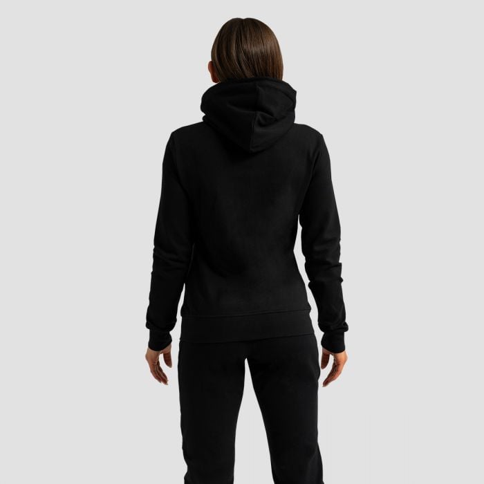 Damska bluza z kapturem Zip Up Limitless Black - GymBeam M