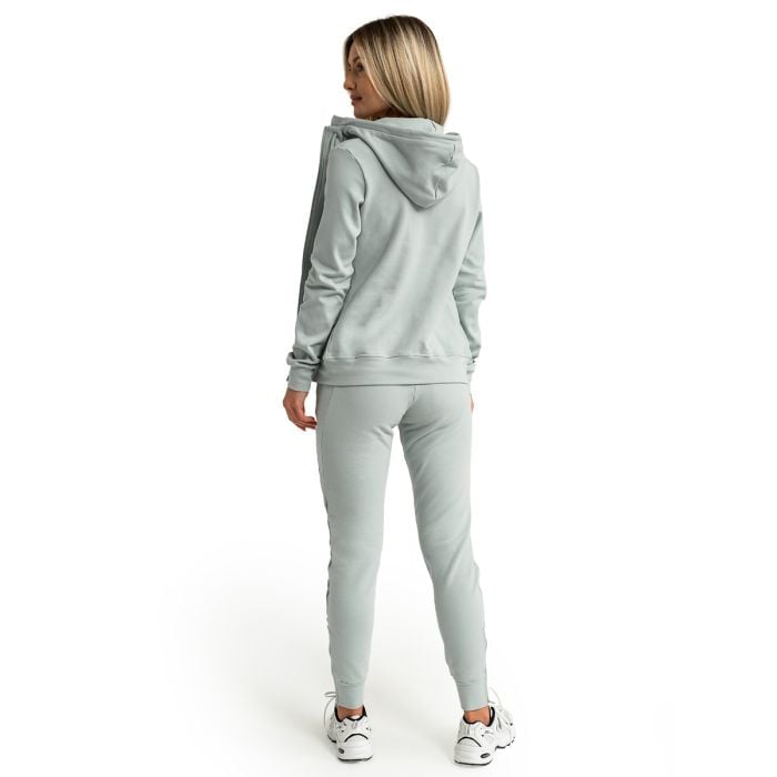 Damska bluza z kapturem Zip Up Limitless Eucalypt - GymBeam M