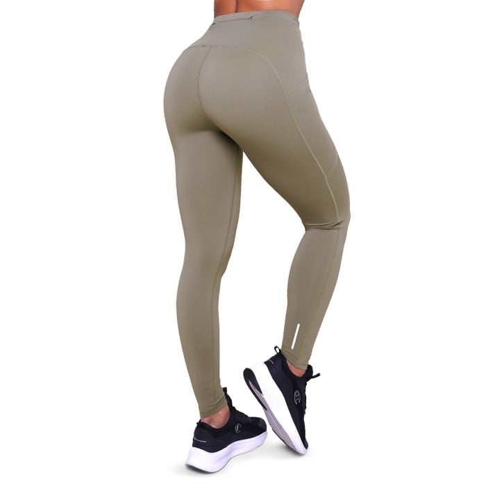 Damskie legginsy do biegania Pulse Vetiver - GymBeam M