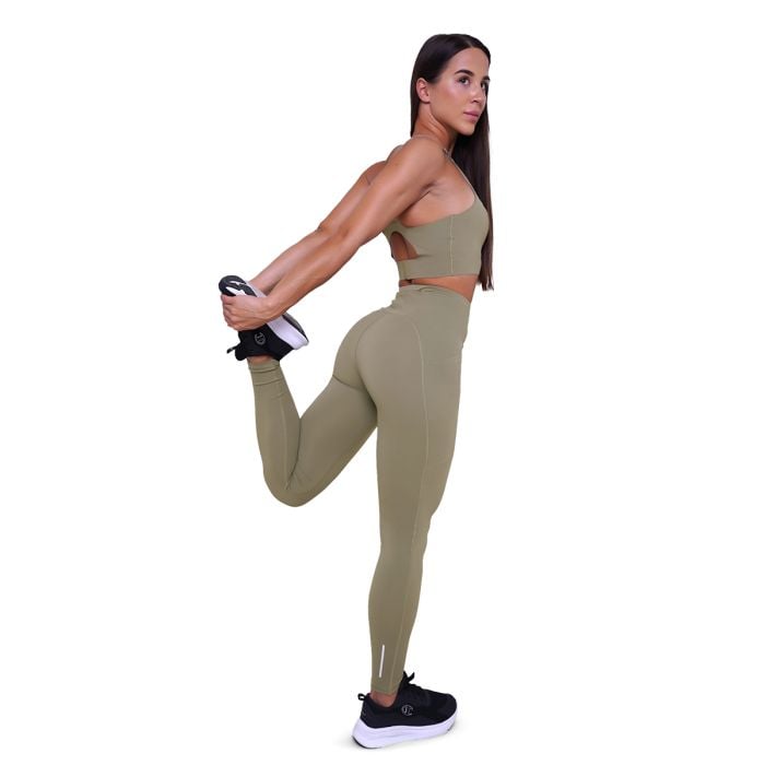 Damskie legginsy do biegania Pulse Vetiver - GymBeam M