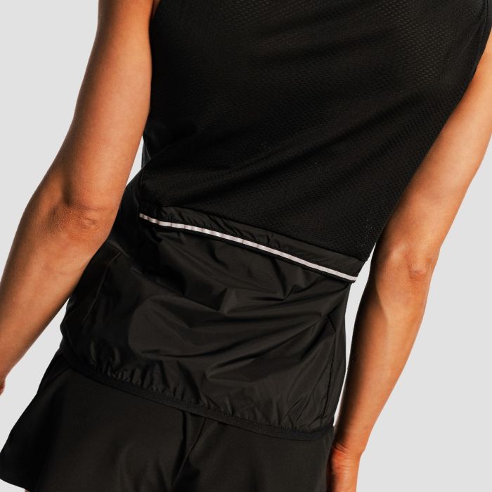 Damska kamizelka do biegania Pulse X Black - GymBeam S