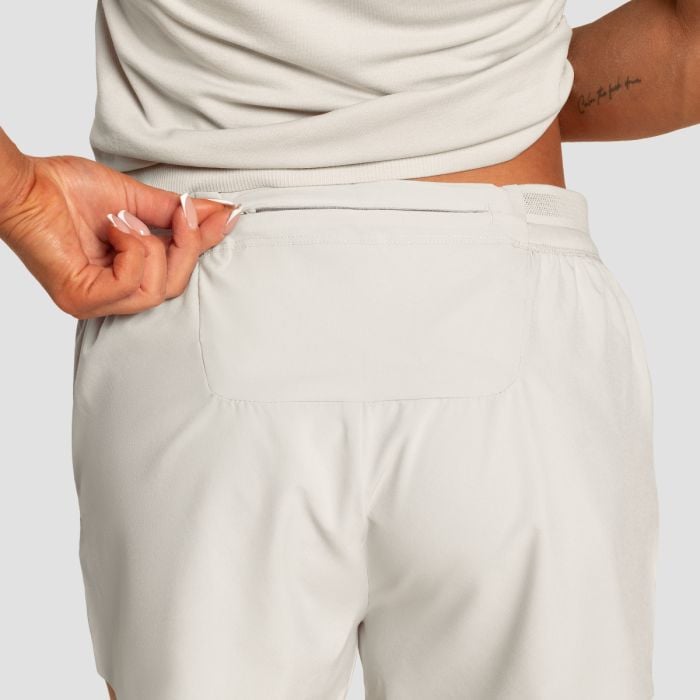 Damskie spodenki do biegania Pulse X Gray- GymBeam M